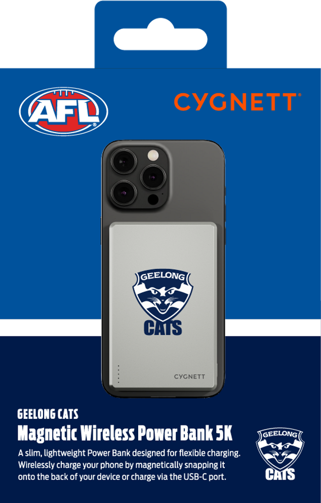 Cygnett  Magnetic Wireless Power Bank 5K