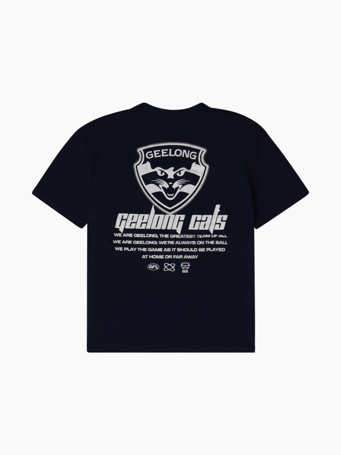 Cats Graphic Box Tee - Youth
