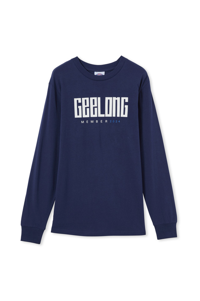 GFC 2024 Members JNR  L/S  Tee - Navy