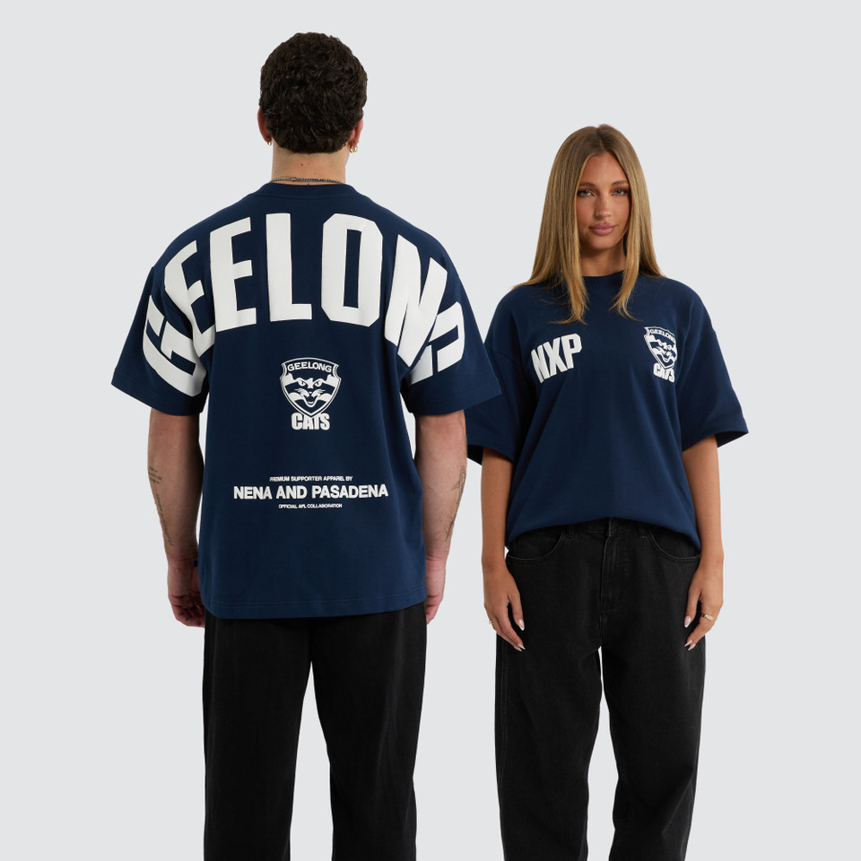 NXP x Cats Archive Raptor Navy Tee  - Unisex