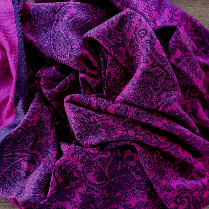 Healing Shawl - pink paisley