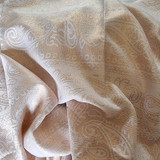 Healing Shawl - Gold metallic thread, blush