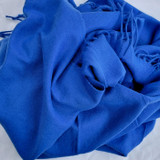 Healing Shawl -  blue winter weight