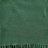 Healing Shawl - forest green winter weight