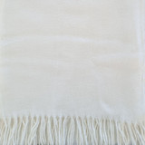 Healing Shawl - white winter weight
