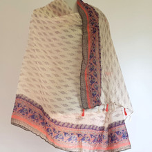 Healing Shawl - taupe diamonds