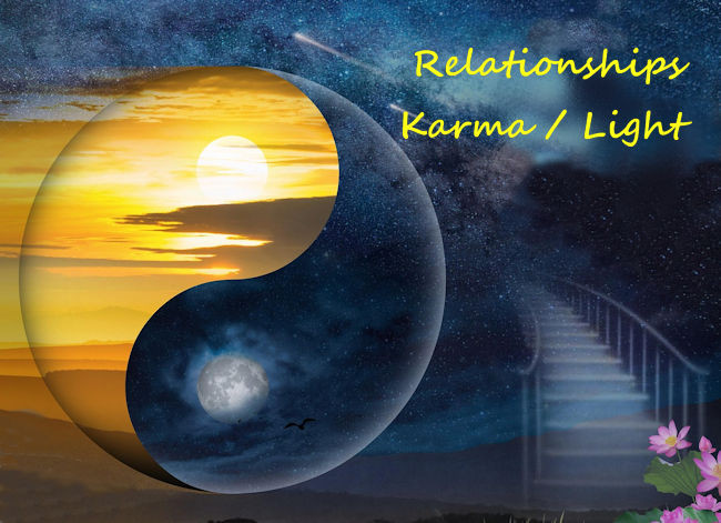 Relationships and love, karma and ascension.