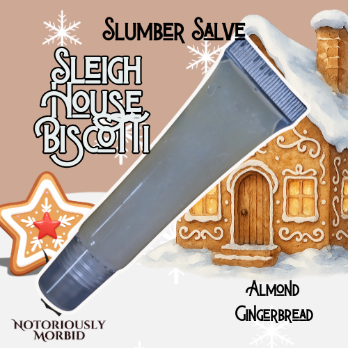 Sleigh House Biscotti (Gingerbread Biscotti) Slumber Salve Lip Treatment '25