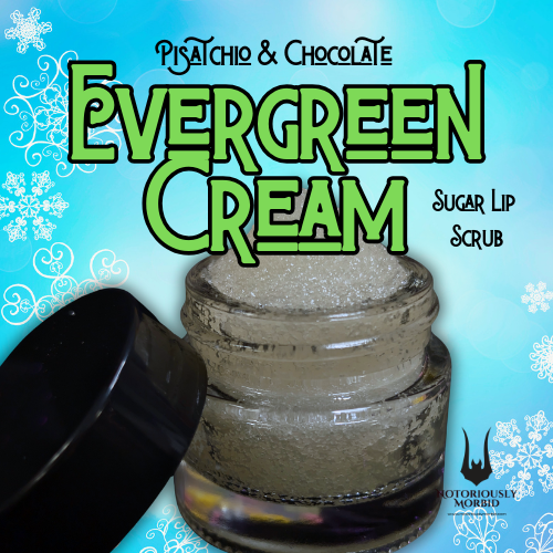 Evergreen Cream Sugar Lip Scrub