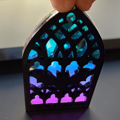 Cathedral Bat Acrylic Keychain