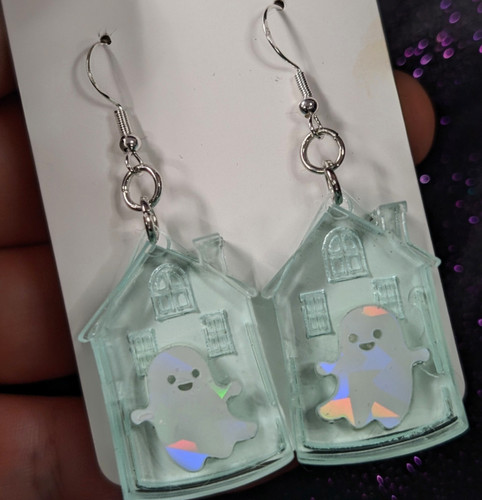 Pet Ghost Earrings