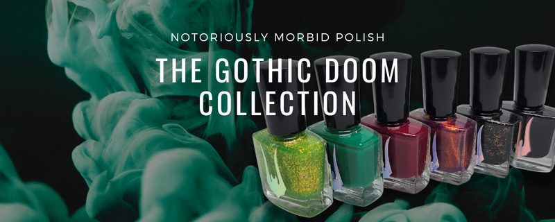 13 Black Rainbows Glitter Nail Polish - Notoriously Morbid