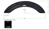 Palomino Single Fender Skirt FS4280