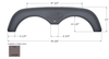 Pilgrim Tandem Fender Skirt FS4329