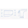 #931 Winnebago RV fiberglass rear bumper end cap