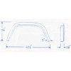 #614 Gulfstream RV fiberglass single fender skirt