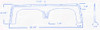 #374 Alpenlite RV fiberglass tandem fender skirt