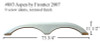 #883 Aspen RV fiberglass tandem fender skirt