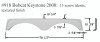 #918 Keystone RV fiberglass tandem fender skirt