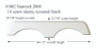 #1082 Starcraft RV fiberglass tandem fender skirt