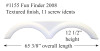 #1155 Fun Finder RV fiberglass tandem fender skirt