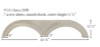 #1311 Jayco RV fiberglass tandem fender skirt