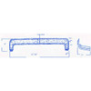 #28 Komfort RV fiberglass tandem fender skirt