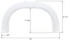 Transvan Single Fender Skirt FS8620