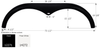 Pace American Tandem Fender Skirt FS2271