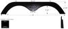 R-Vision 5th Wheel Travel Trailer Fender Skirt FS2411