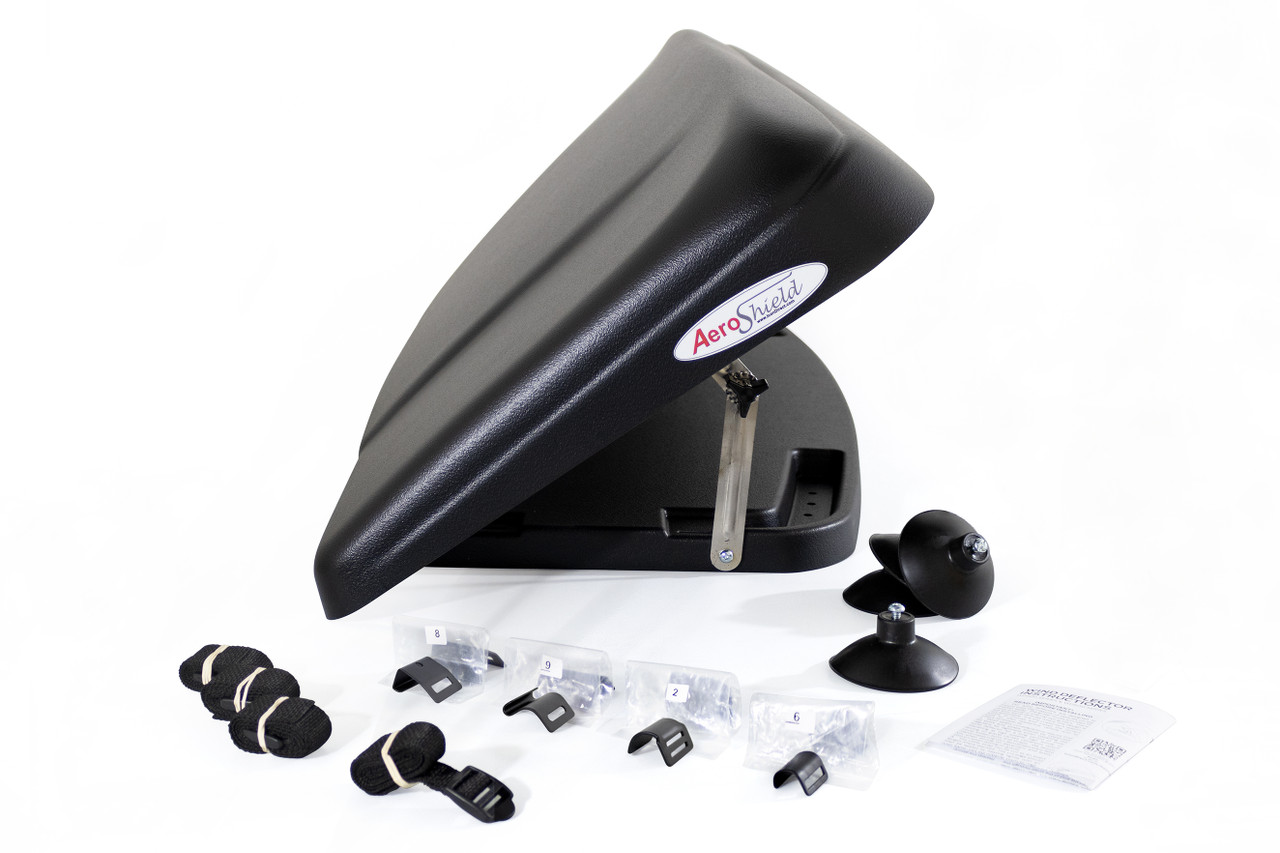 Truck & RV wind deflector for towing trailers