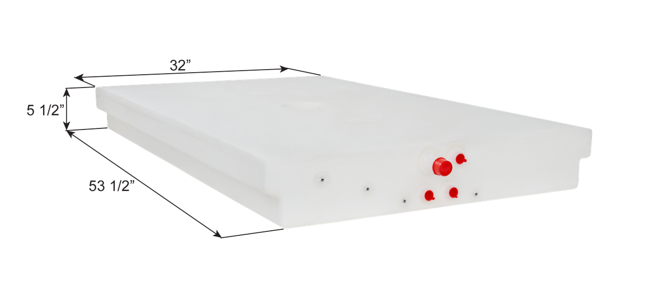 Fresh Water Tank WT4649 for RV Fifth Wheels, Travel Trailers, or