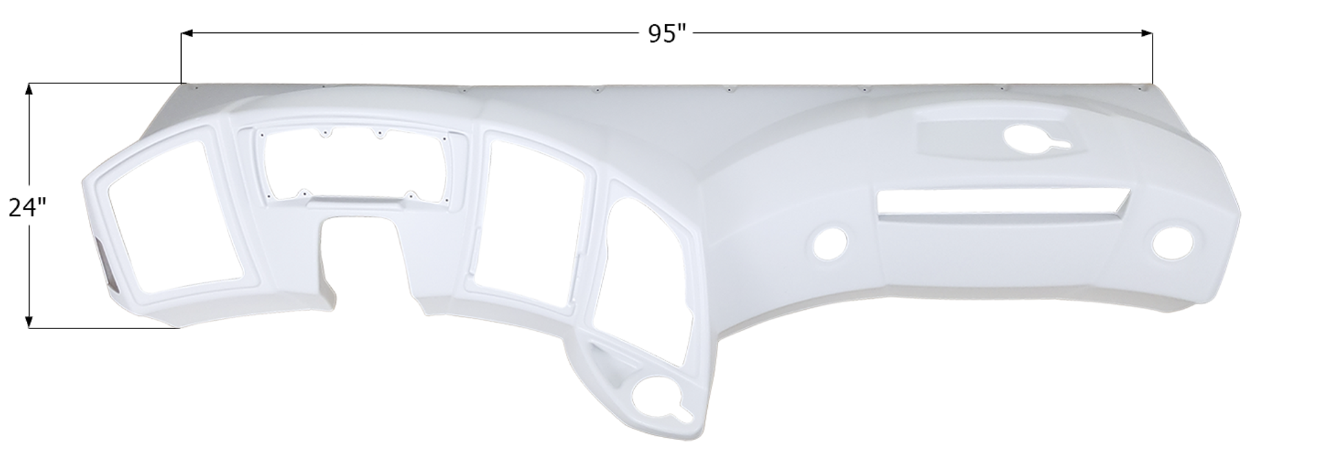 Truck & RV wind deflector for towing trailers