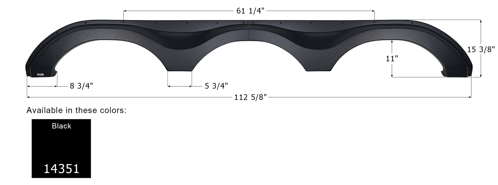 Triple axle fender skirts for open range rv travel trailers fifth