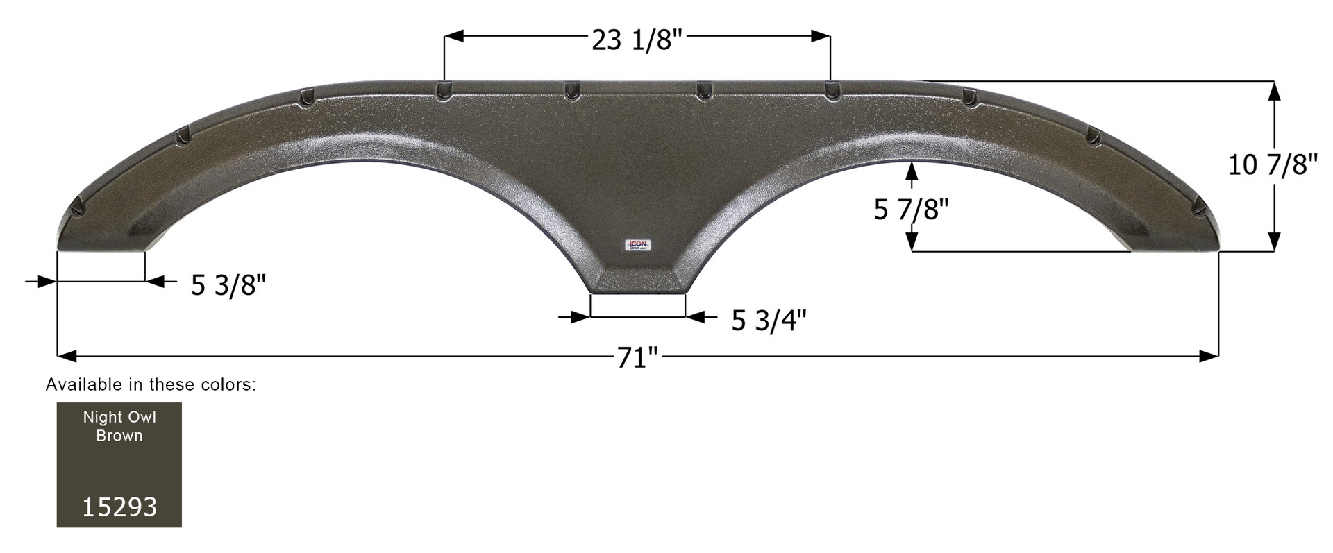 Tandem Fender Skirts for Keystone Travel Trailers & Fifth Wheels FS5305