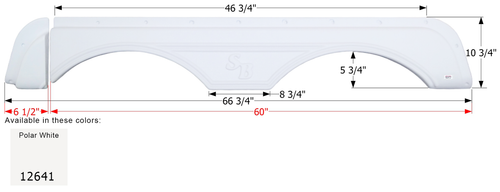 Sunnybrook Tandem Fender Skirt FS2641