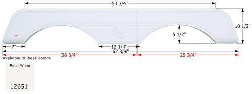 Sunnybrook Tandem Fender Skirt FS2651