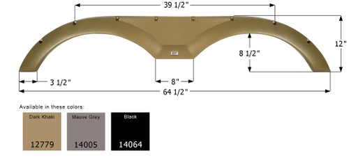 Forest River Tandem Fender Skirt FS2779