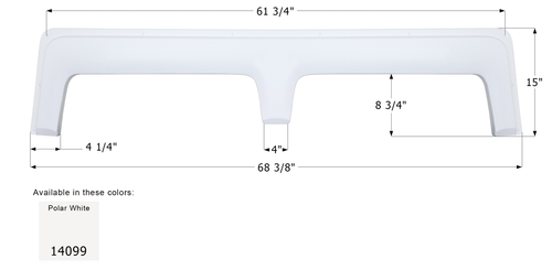 Thor Tandem Fender Skirt FS4099