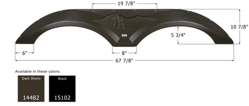 Forest River Tandem Fender Skirt FS4482