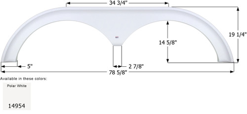 Forest River Surveyor Tandem Fender Skirt FS4954