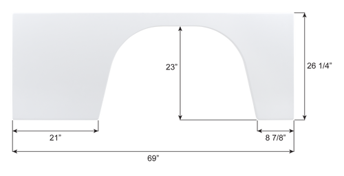 Winnebago Single Fender Skirt FS6233