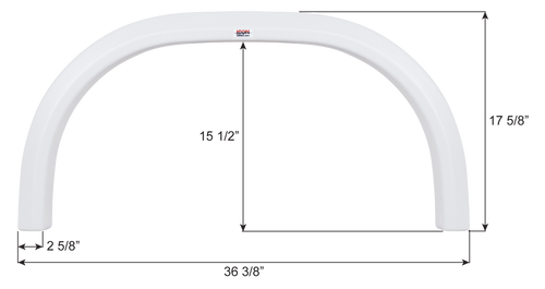 Forest River Single Fender Skirt FS5892