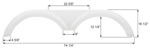 Forest River Tandem Fender Skirt FS8243