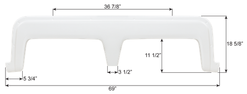 Fleetwood Tandem Fender Skirt FS8410
