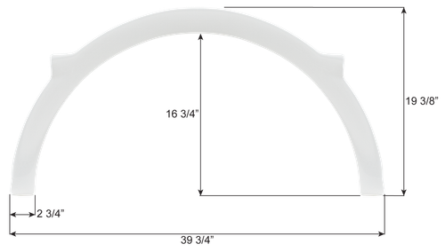 Holiday Rambler Tandem Fender Skirt FS8050