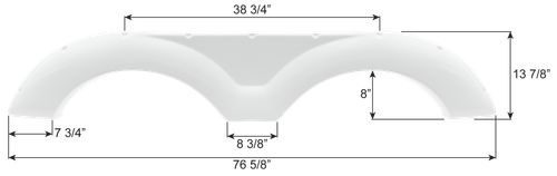 MVP Tandem Fender Skirt FS9093