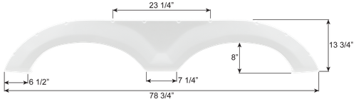 Coachmen Tandem Fender Skirt FS9076