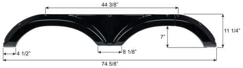 Jayco Tandem Fender Skirt FS9562