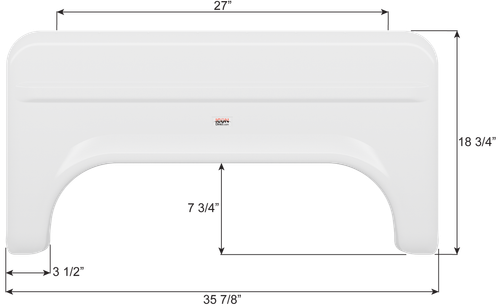 Lazy Daze Single Fender Skirt FS6871